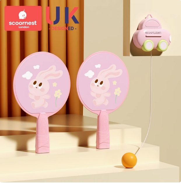 悬挂式乒乓球儿童训练器亲子互动室内手眼协调锻炼球拍类益智玩具